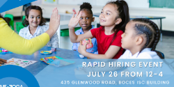 Rapid Hiring Event for Teachers' Aides, Monitors and Substitutes