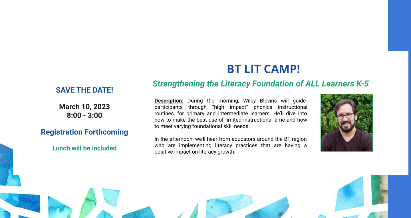 Lit Camp - Save the Date!
