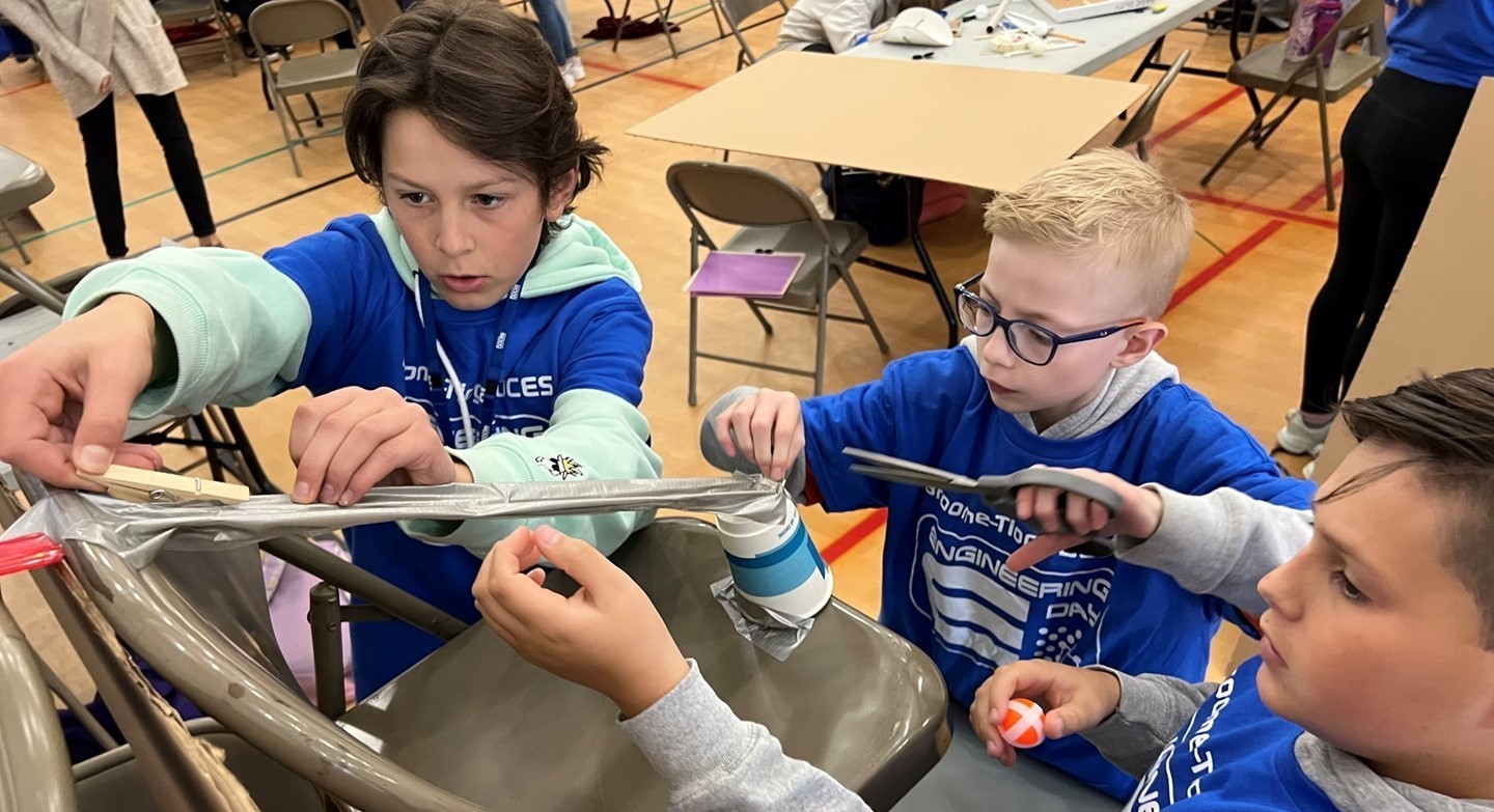 Students at Engineering Day