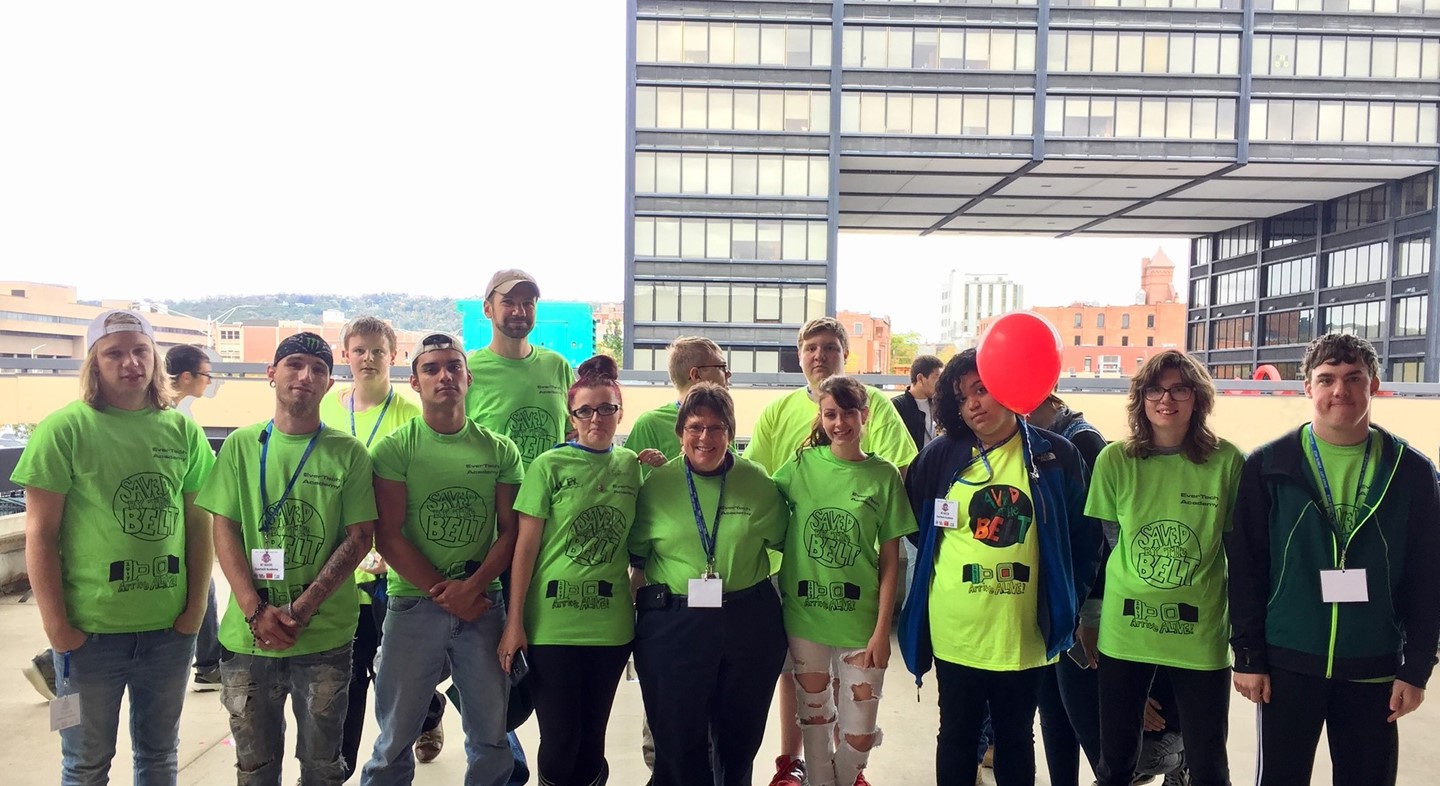 Students at Teen Traffic Safety Day