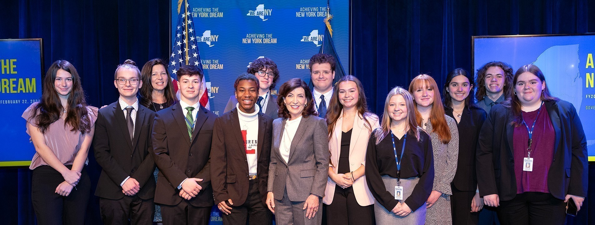 Governor Hochul visits New Visions Students