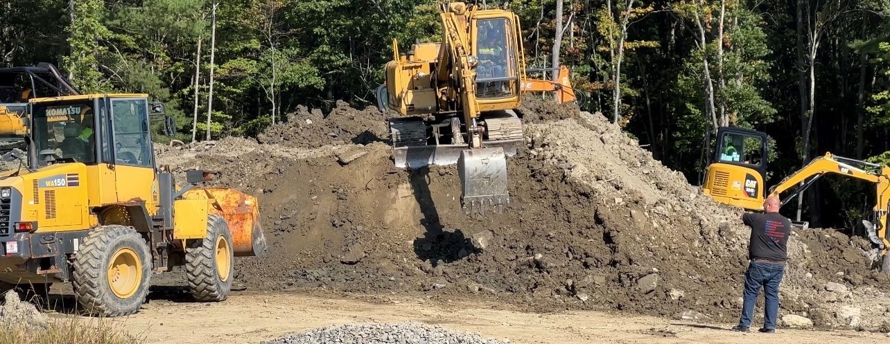 Construction, equipment, workers