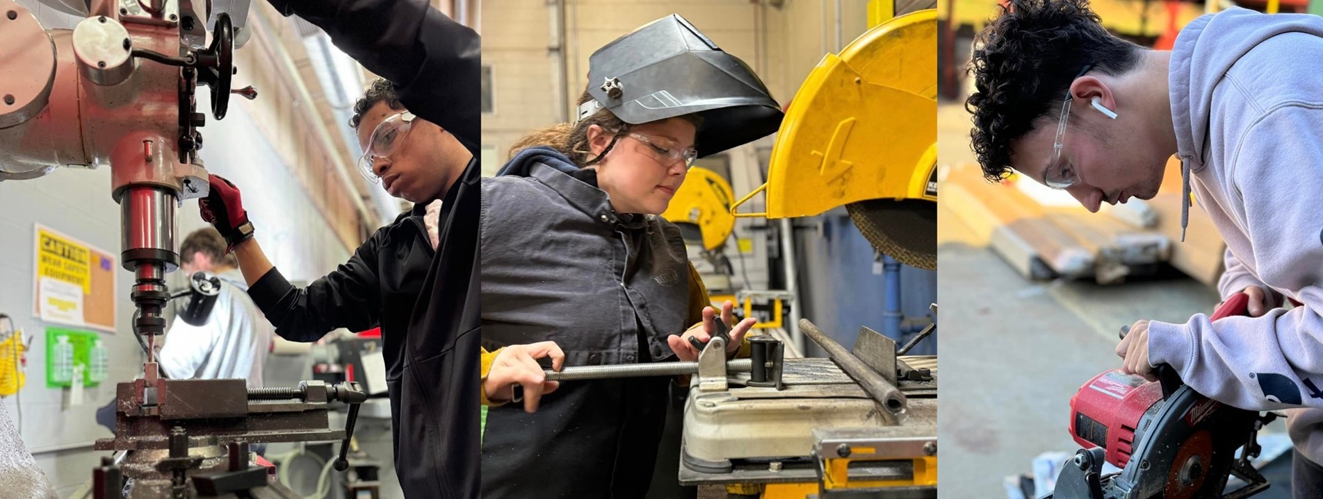 Manufacturing, GAS and Carpentry students