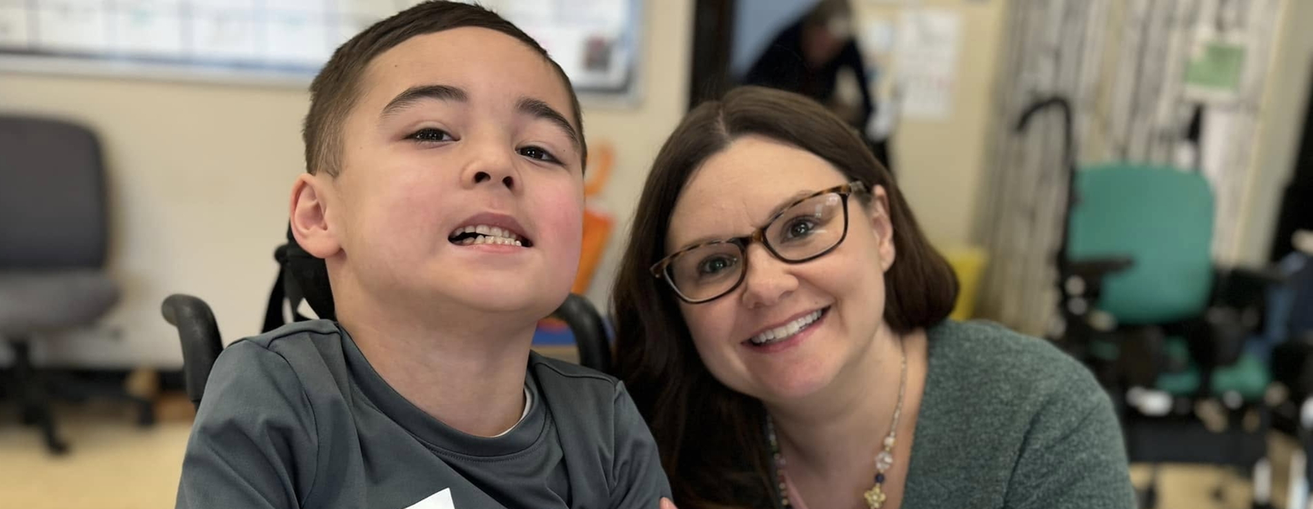 MOVE program, wheelchair, student and teacher